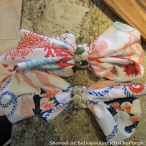 壳牌餐巾环,手工制作的